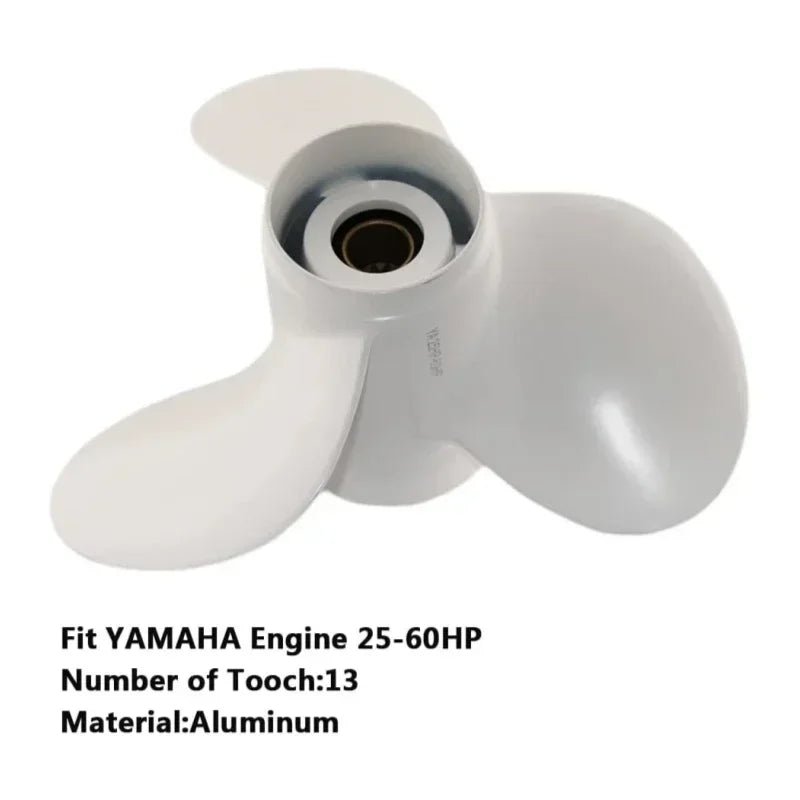Yamaha Outboard Aluminum Boat Propeller Three Blade Replacement