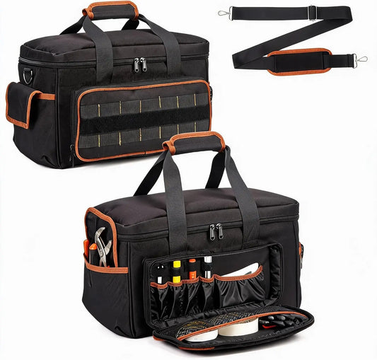 Professional 20 Pocket Tool Bag With Durable Shoulder Strap