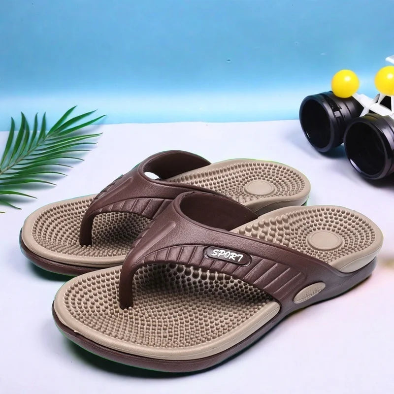 Men Casual Lightweight EVA Flip Flops With Arch Support