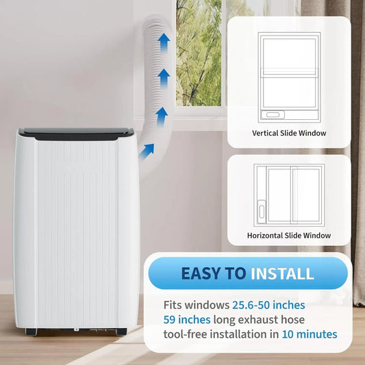 Tacleekii Portable Air Conditioner 12000 BTU 5 In 1