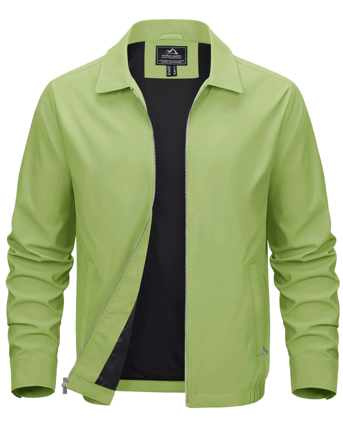 Cavva Men's Lightweight Windbreaker Jacket With Zip Pockets