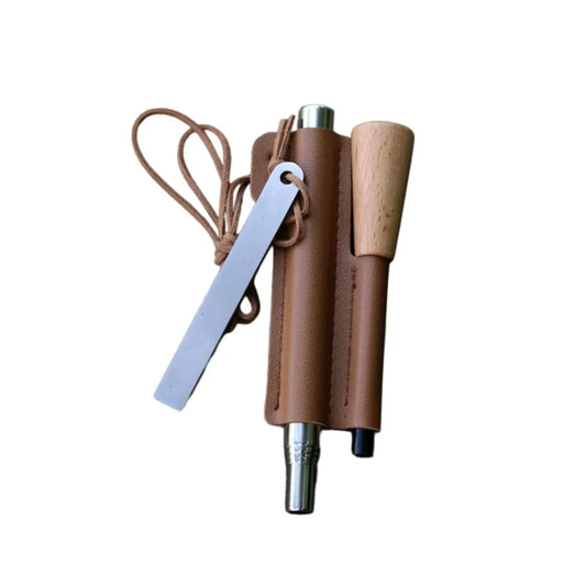 Iron Magnesium Fire Starter Kit For Camping Survival