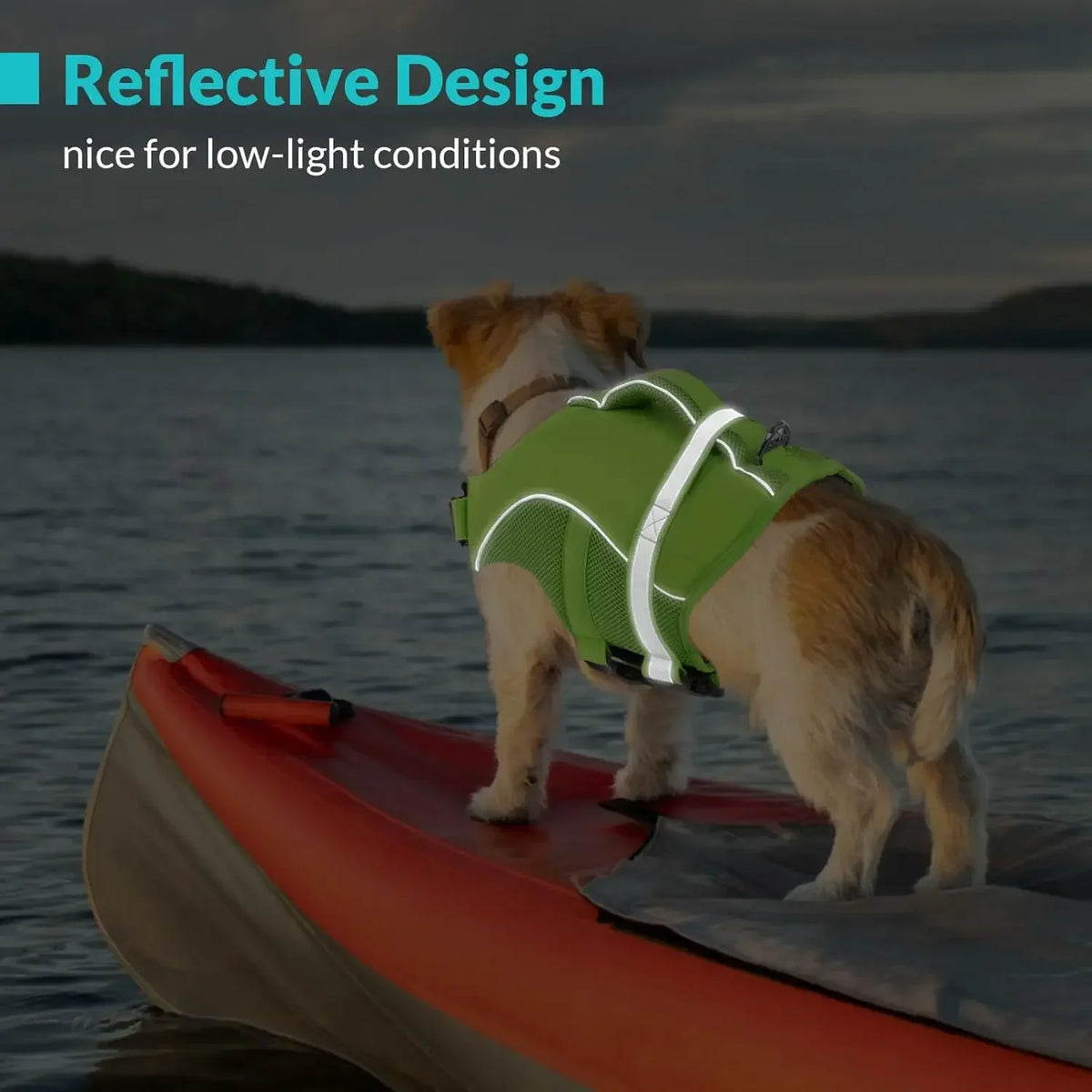 High Buoyancy Dog Life Jacket With Ergonomic Rescue Handle