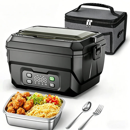 USB Rechargeable Food Warmer With Digital Timer And Display