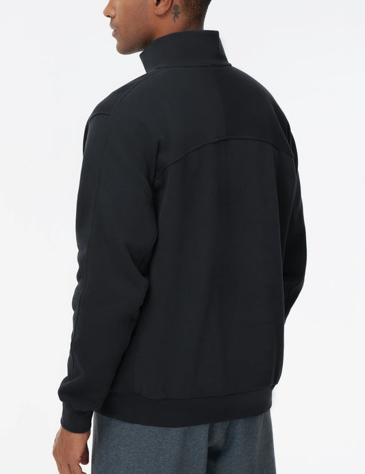 The Gym People Men Midweight Half Zip Fleece Pullover Sweatshirt