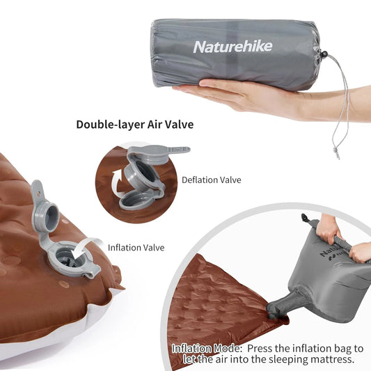 Naturehike Ultralight Inflatable Sleeping Pad For Camping