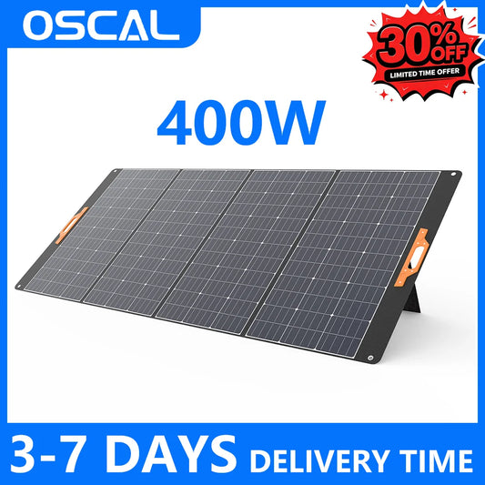 OSCAL 400W Portable Foldable Solar Panel With Waterproof Design