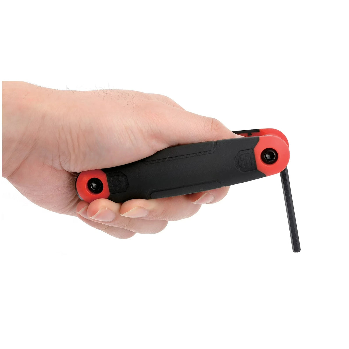 Three Pack Folding Hex Key Set With SAE Metric Star Tools