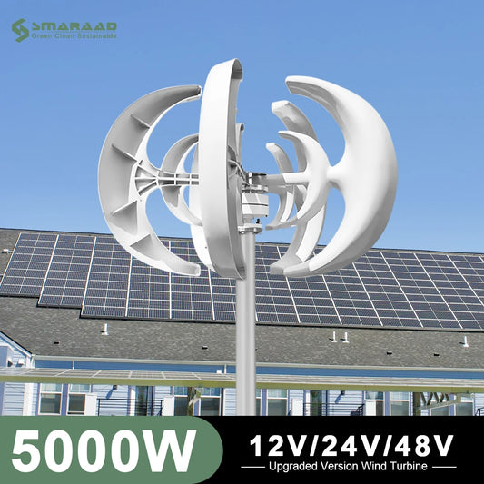 Vertical-Axis Wind Turbine with Package Options