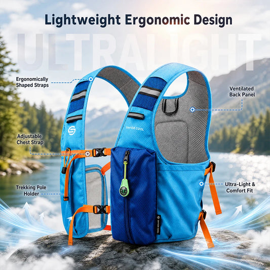 Professional Cooling Vest With Integrated Refrigeration And Water Bladder