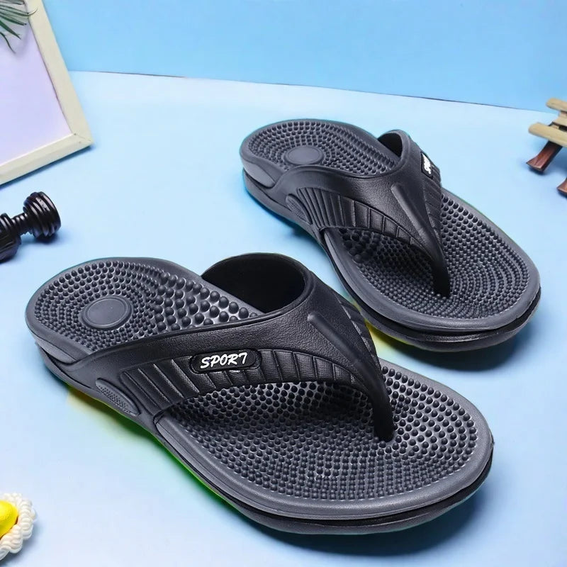 Men Casual Lightweight EVA Flip Flops With Arch Support