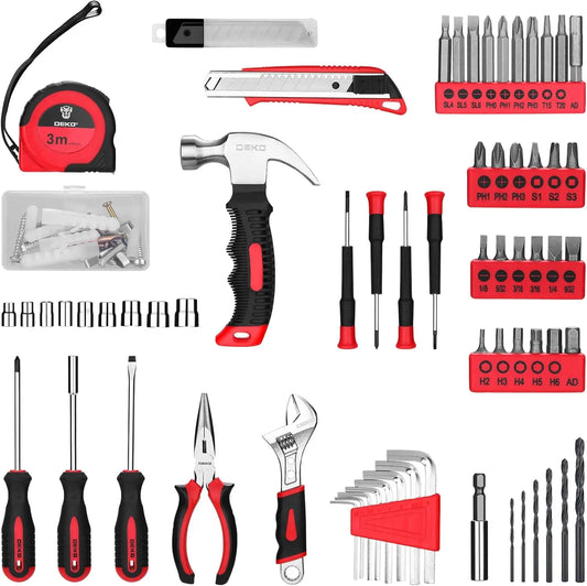 DEKO 8V Cordless Drill Set Home Tool Kit With Accessories