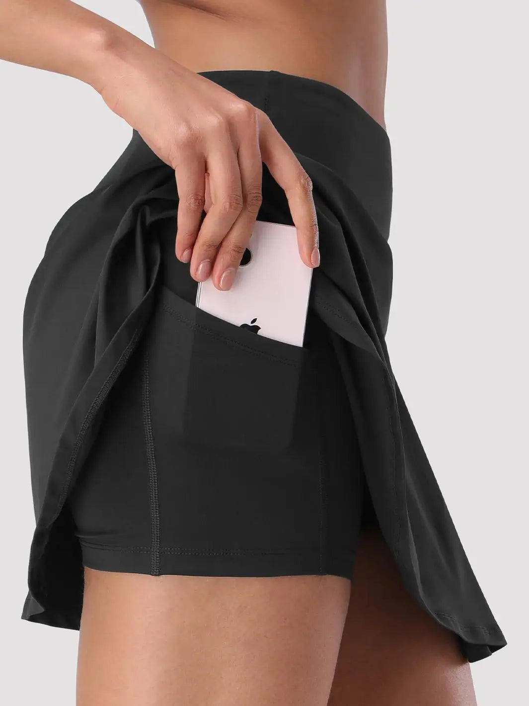 Pioneer Camp Women's High Waisted Tennis Skort With Pockets