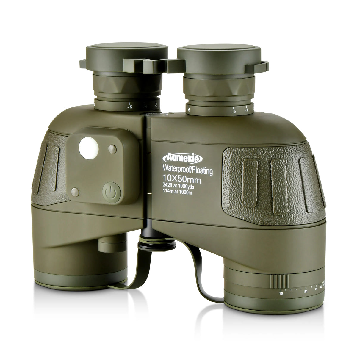 Marine Binoculars Featuring Rangefinder And Compass BAK4 Prisms Waterproof