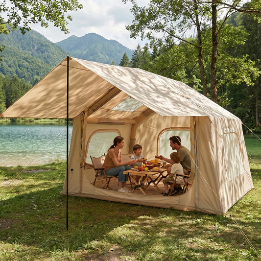 HiMISS Inflatable Family Camping Tent With Skylight And Quick Setup