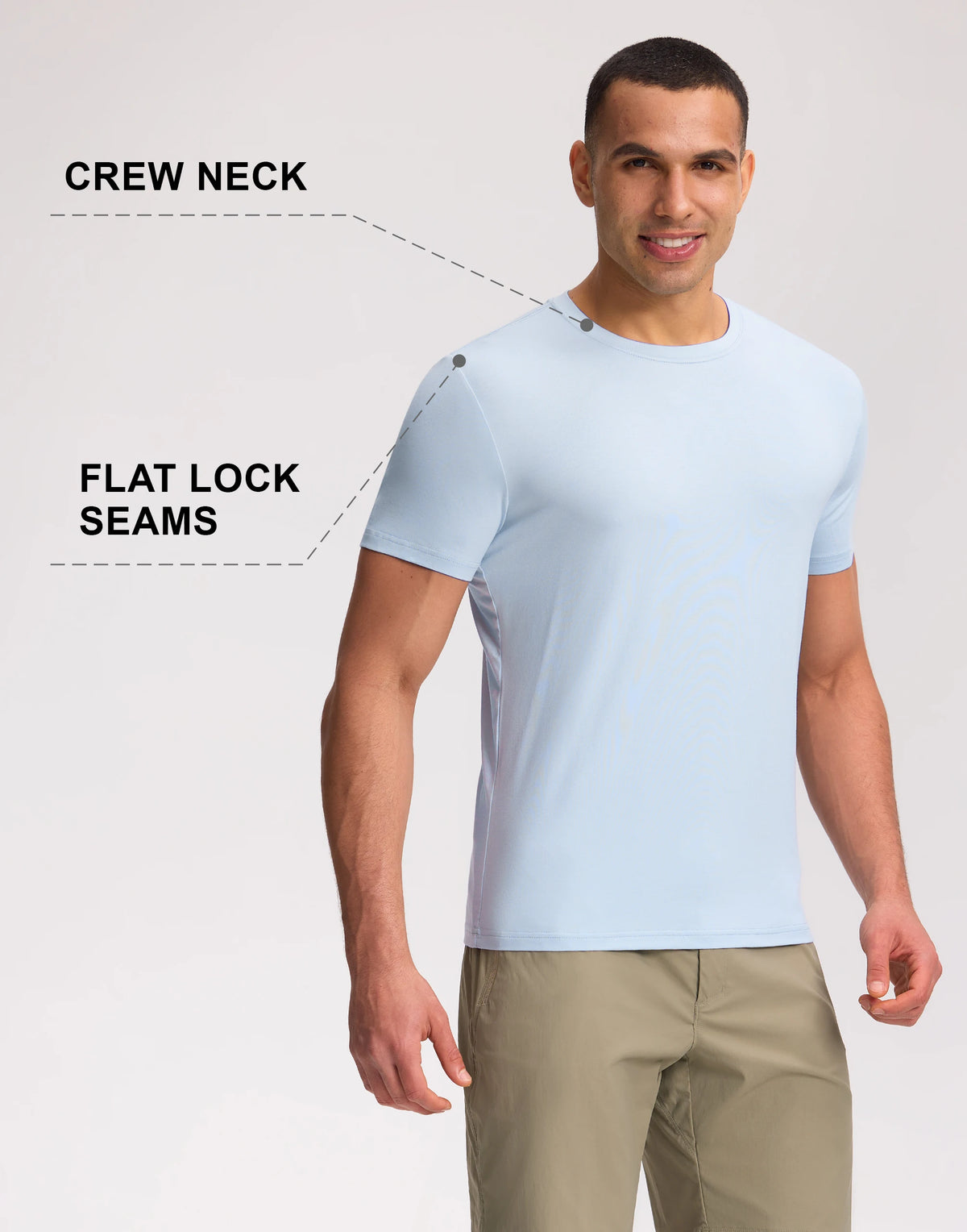 Pioneer Camp Men Bamboo Viscose Soft Crew Neck Casual Tshirt