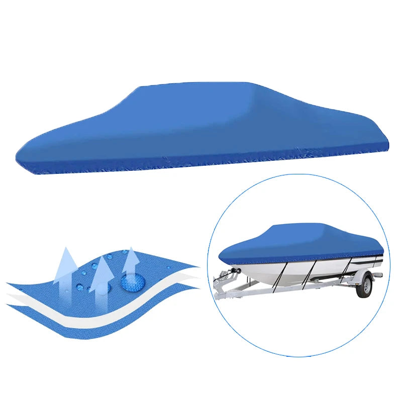 Premium Heavy Duty Marine Boat Cover Crafted From Oxford Fabric