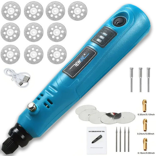 Newone Mini Cordless Rotary Tool Kit With Variable Speed Control