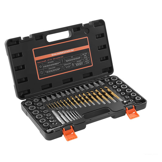 SucceBuy Screw And Bolt Extractor Set With Protective Case