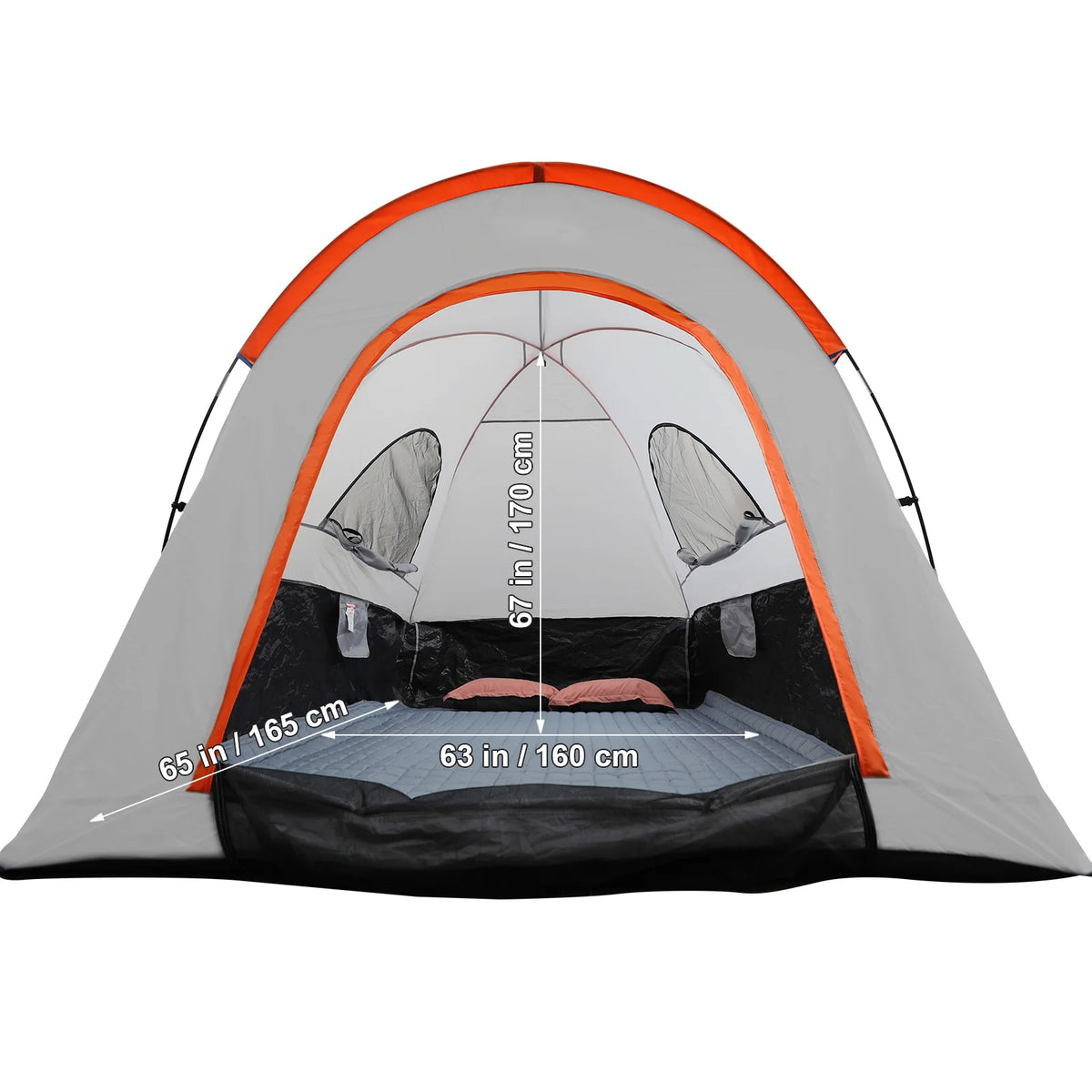 Waterproof Pickup Truck Bed Tent Double Layer Outdoor Canopy