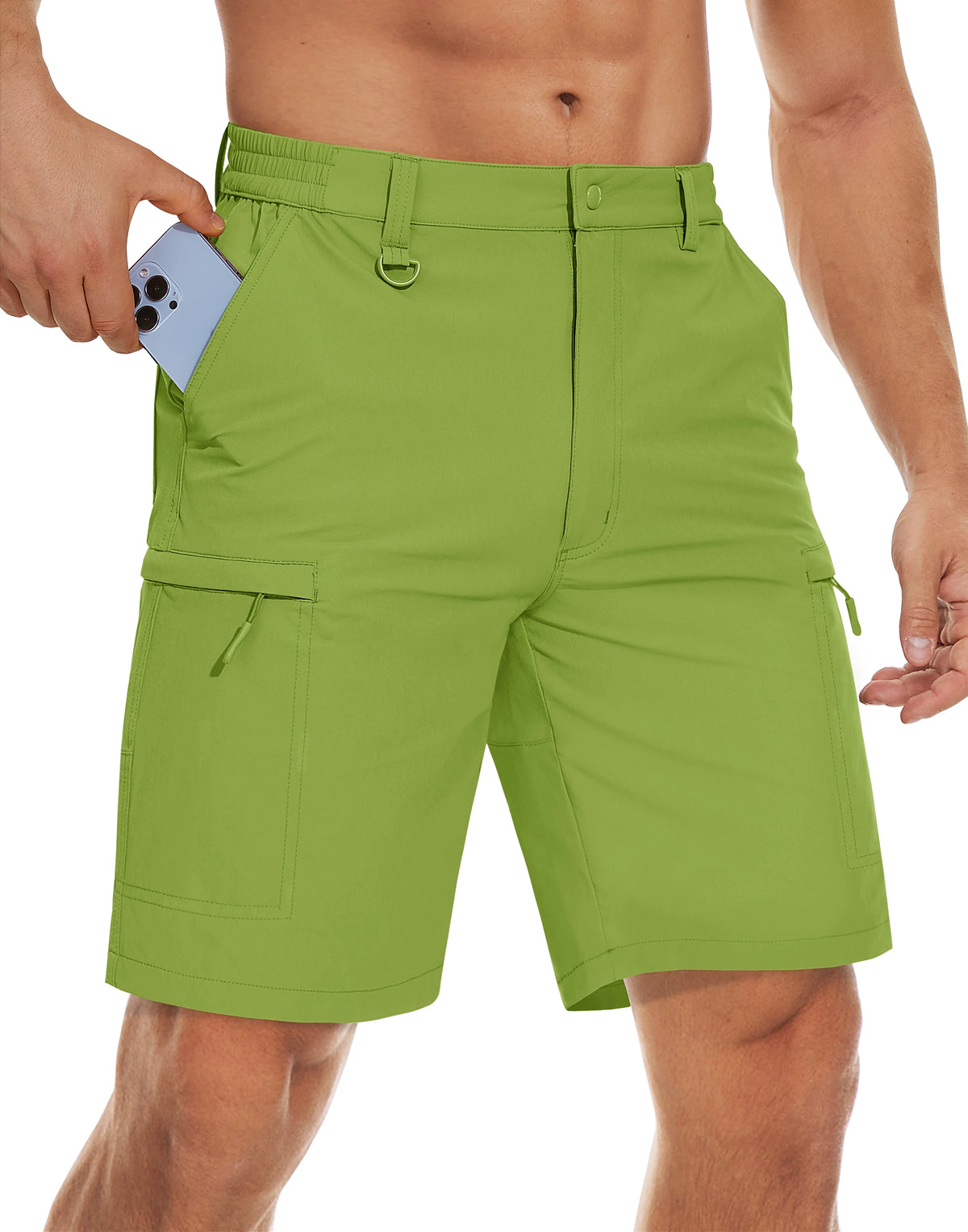 Mens Quick Dry Cargo Shorts For Outdoor Hiking And Work