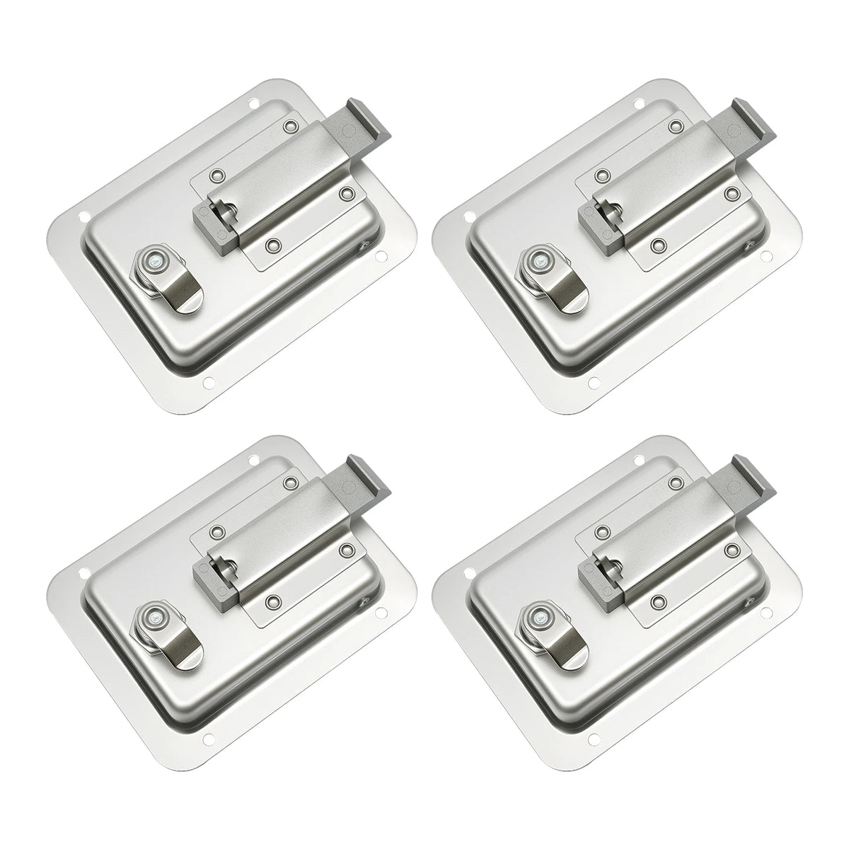 Bymaocar 4 Piece Stainless Steel Trailer Tool Box Latch Set