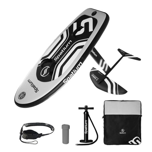 Spatium Hydrofoil Surfboard With Accessories And Inflator Pump