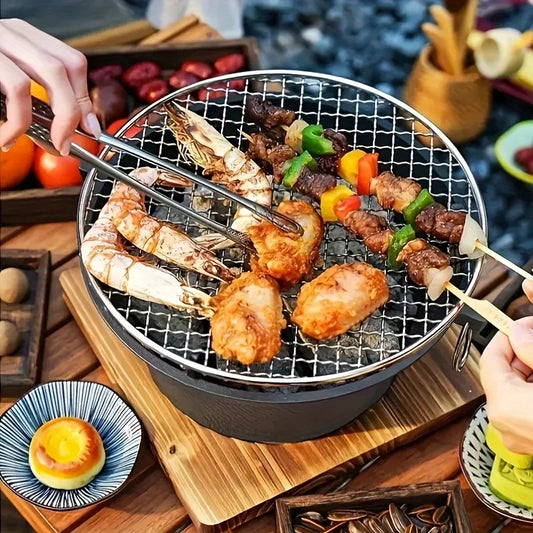Zoe Cast Iron Charcoal And Alcohol Outdoor Camping Stove