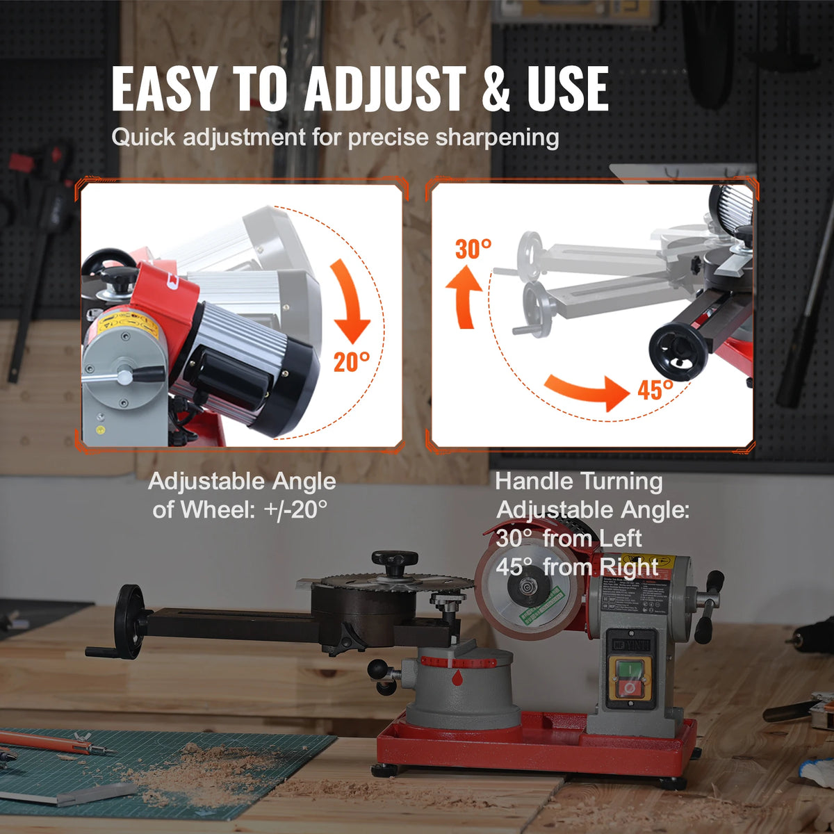 SucceBuy Circular Saw Blade Sharpening Machine 370W