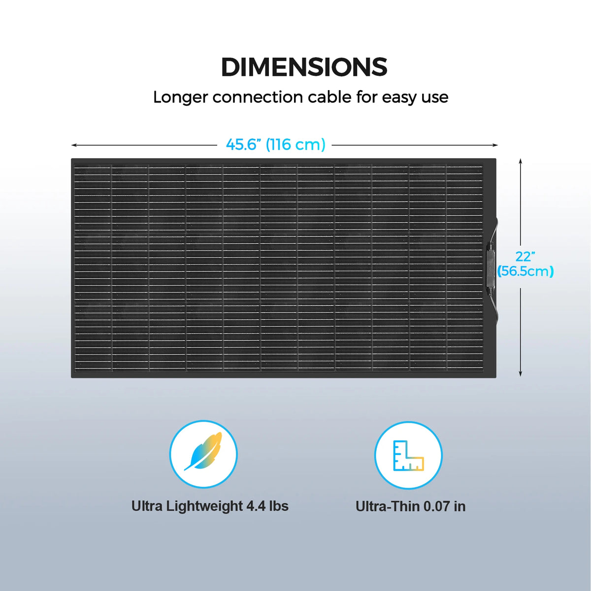 Boguang 120W Flexible Monocrystalline Solar Panel For Outdoor Power