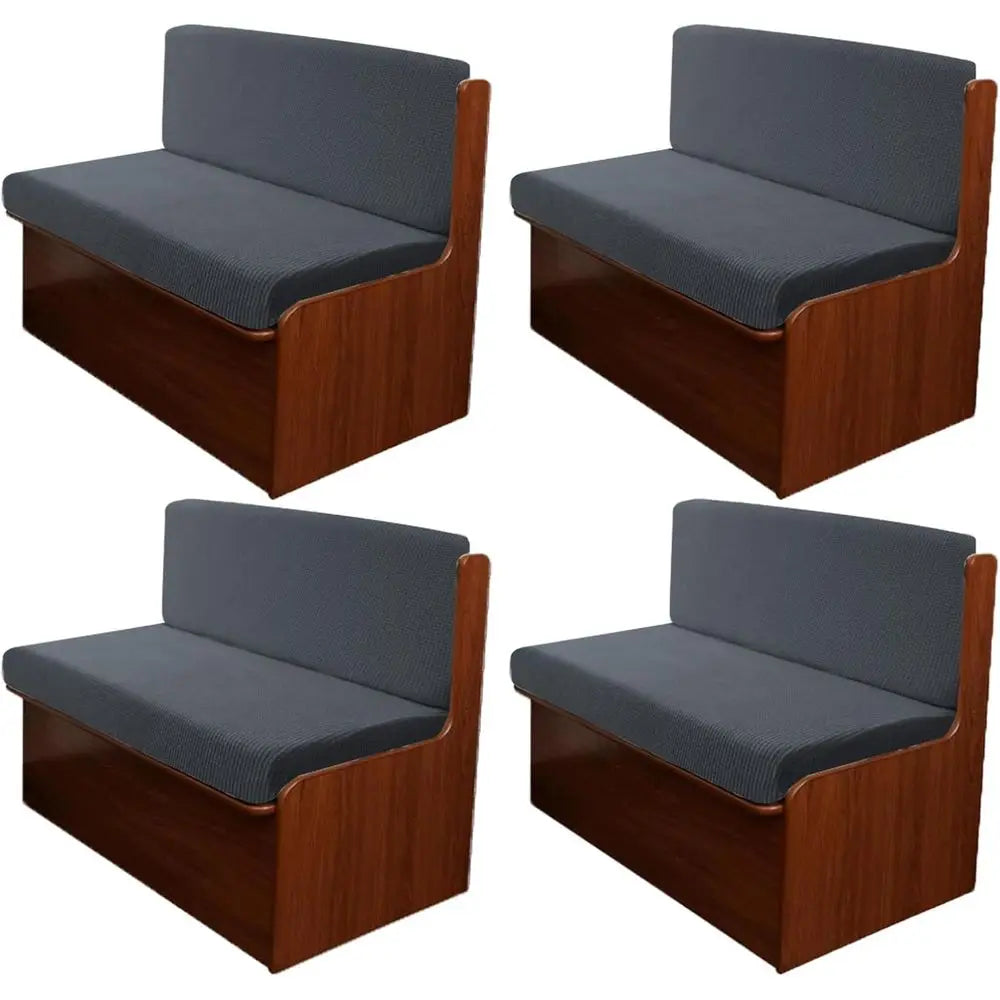 Premium Washable Stretchable RV Dinette Cushion Covers Set