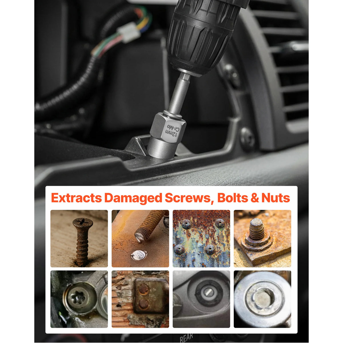 SucceBuy Screw And Bolt Extractor Set With Protective Case