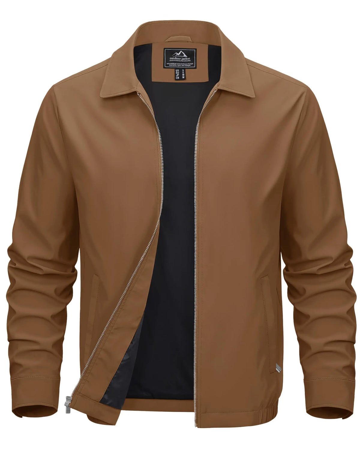 Cavva Men's Lightweight Windbreaker Jacket With Zip Pockets