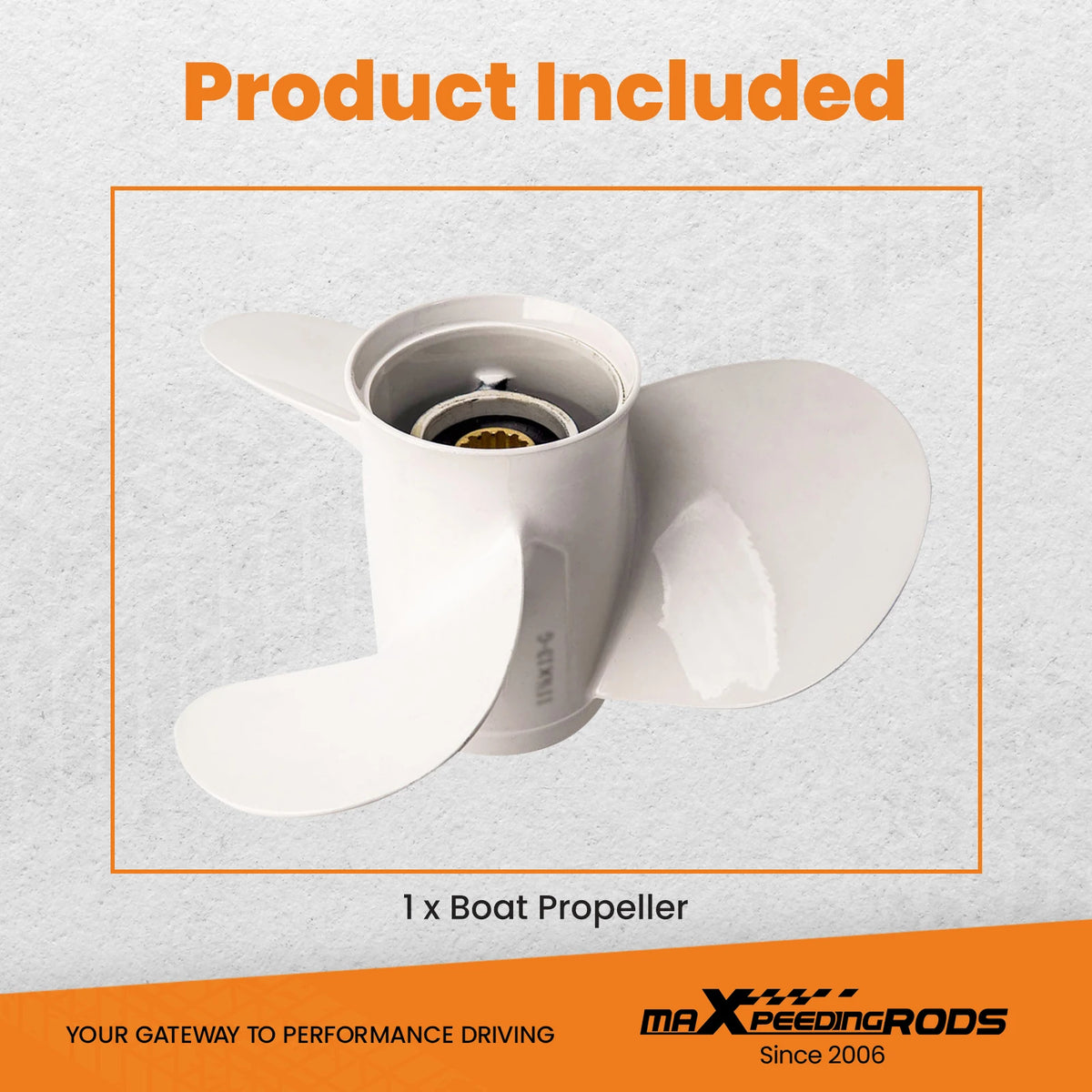 Premium Aluminum Replacement Propeller For Yamaha Outboard Motors