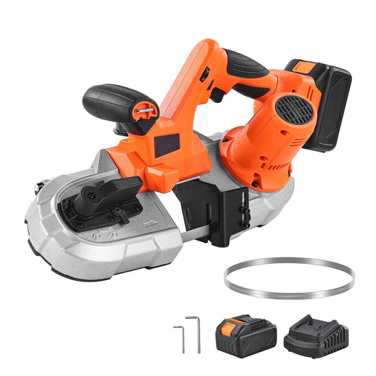 SucceBuy 20V Brushless Cordless Portable Band Saw