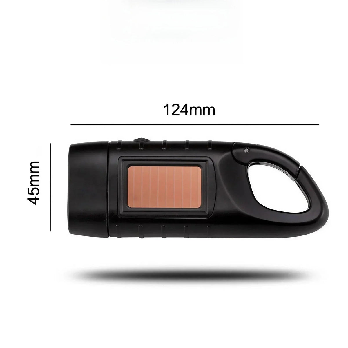 Stonego Solar Powered LED Flashlight Rechargeable Emergency Camping Torch