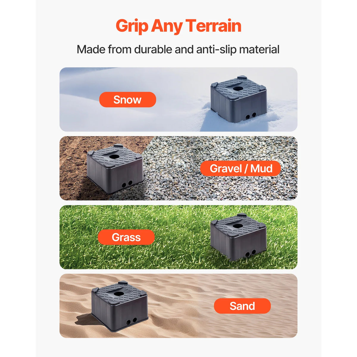 Premium Stackable RV Jack Block For Travel Trailers And Campers