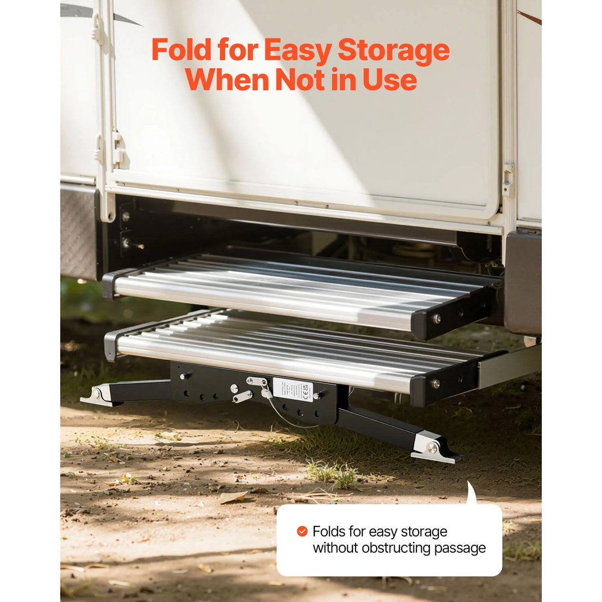 SucceBuy Height Adjustable RV Step Stabilizer Kit For Campers