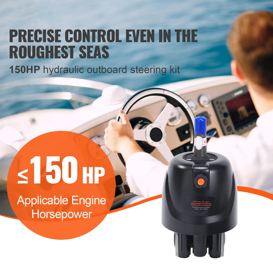 Front Mount Outboard Hydraulic Steering Pump For 150HP Helm
