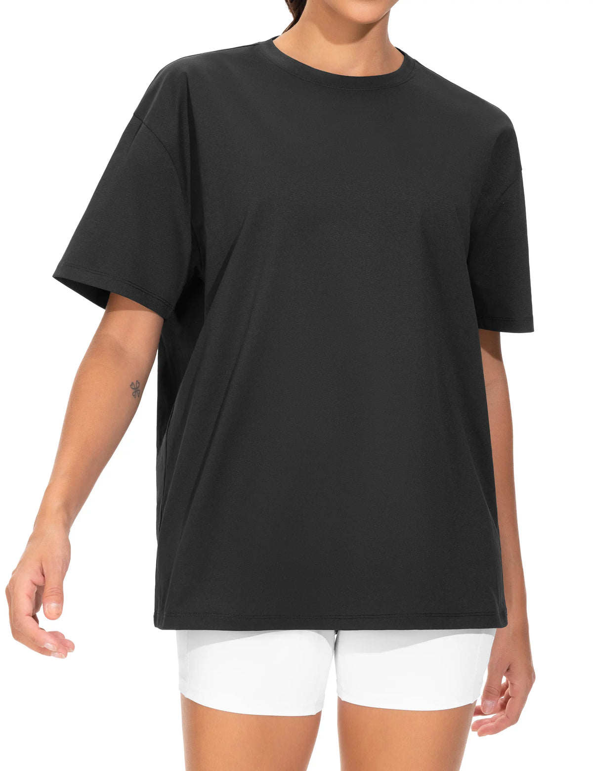 The Gym People Women's Oversized Crewneck Workout Tee