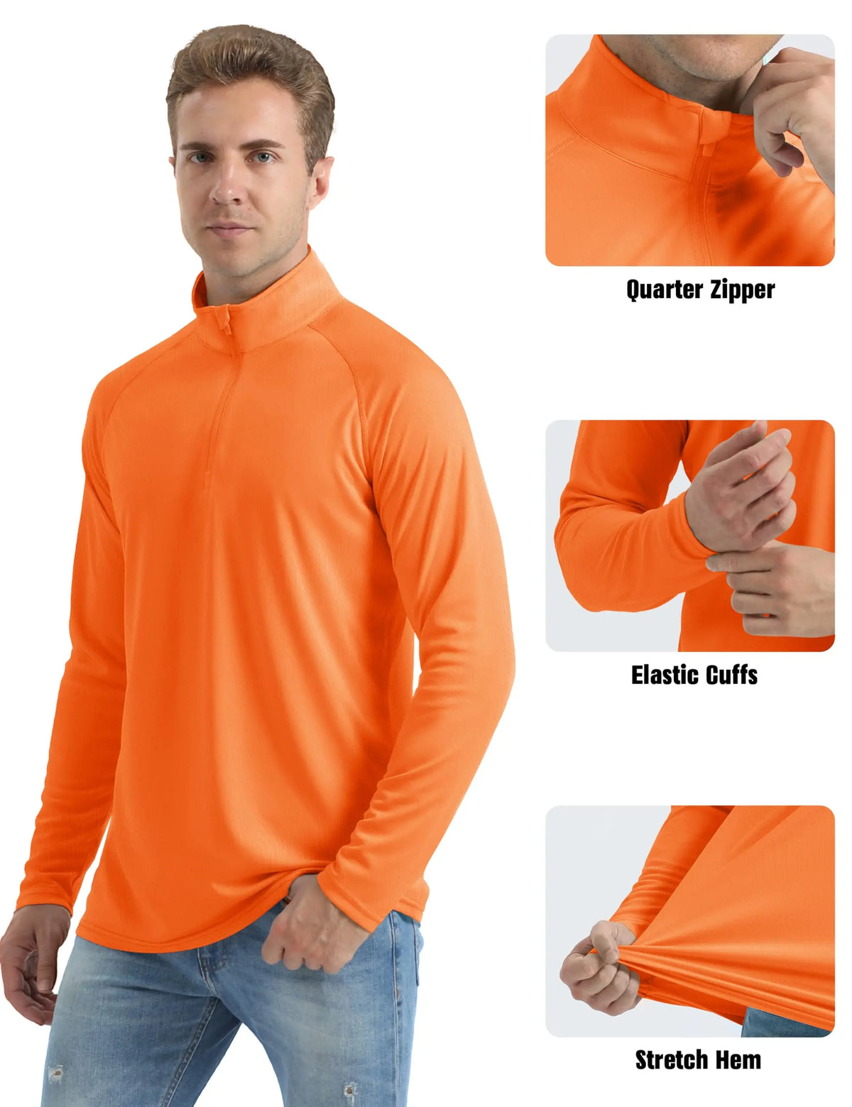 Cavva Men UPF 50 Lightweight Outdoor Long Sleeve Shirt