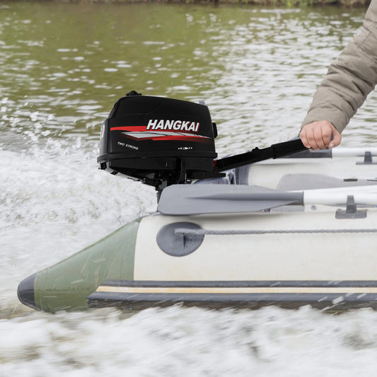 6HP Outboard Motor 102CC Short Shaft Water Cooled Boat Engine