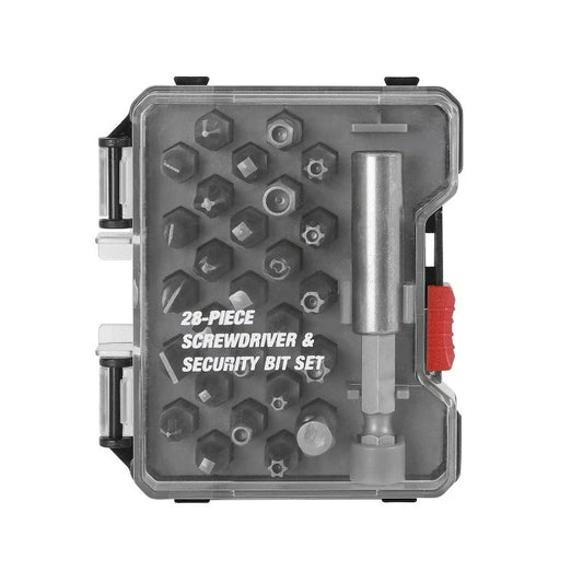 Professional 28 Piece Security Screwdriver Bit Set With Case