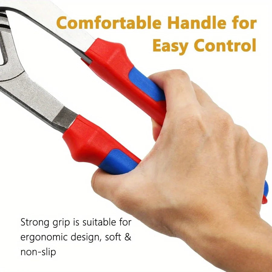 Professional Adjustable Tongue And Groove Pliers Set For Plumbing