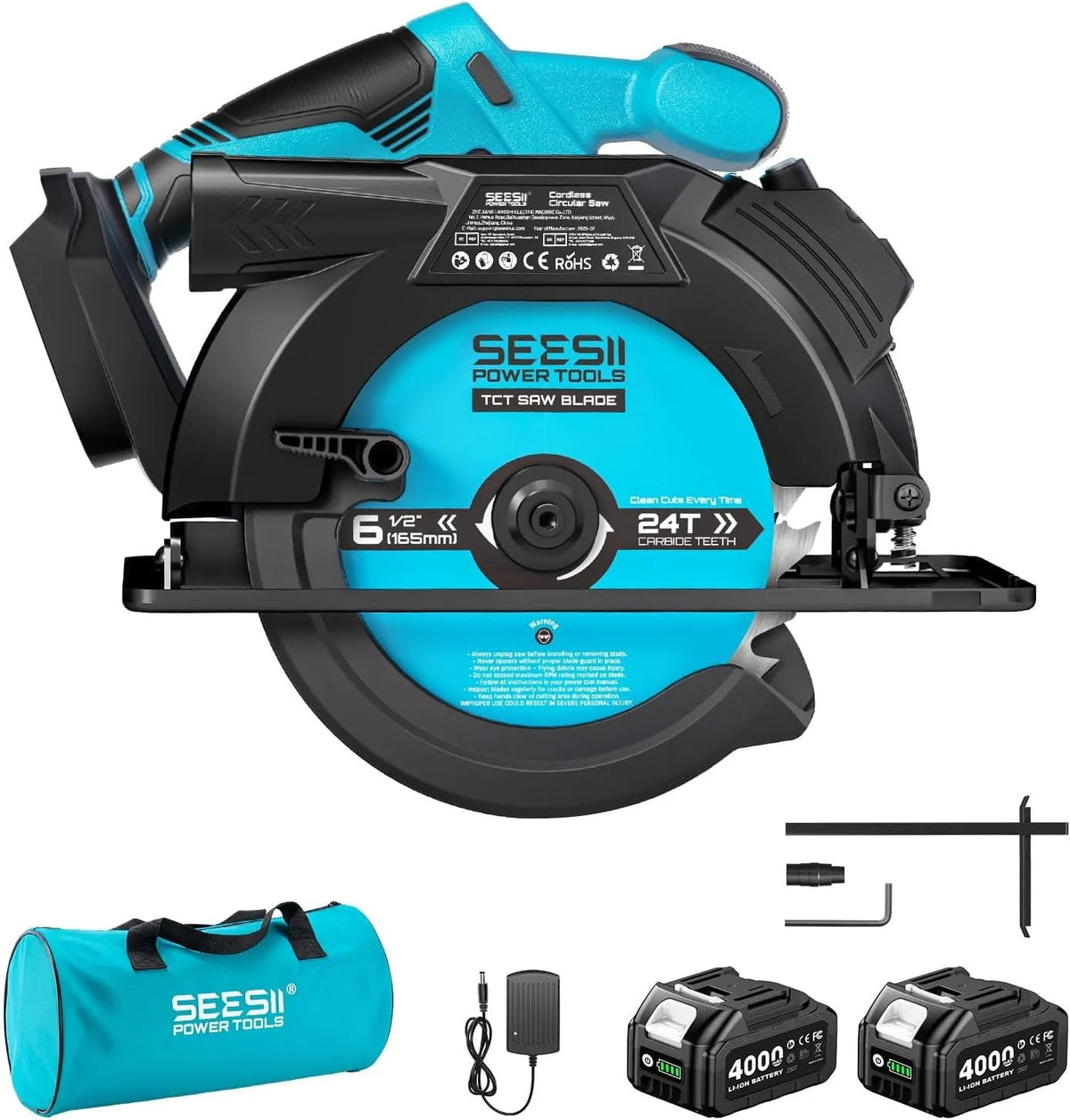 Seesii Cordless Circular Saw For Precision Woodworking