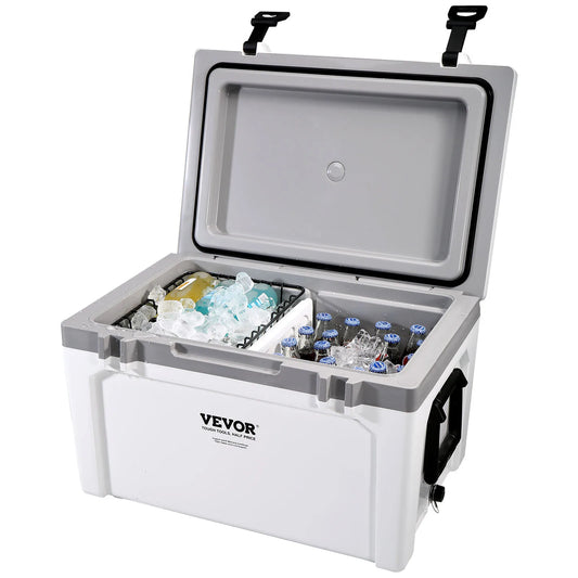SucceBuy Portable Hard Cooler Fully Insulated Outdoor Ice Chest