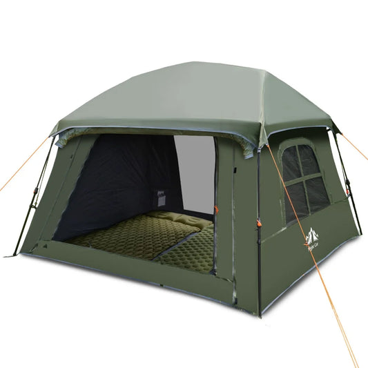 Night Cat Four Person Pop Up Blackout Cabin Camping Tent