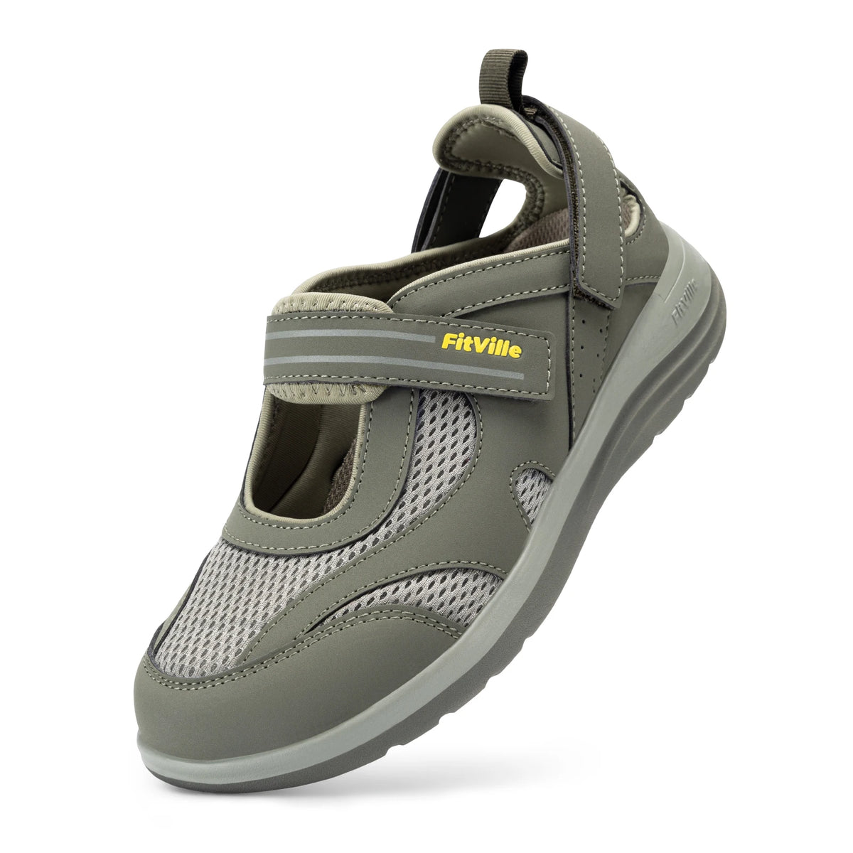 Fitville Womens Mary Jane Sandals Lightweight Breathable Walking Comfort