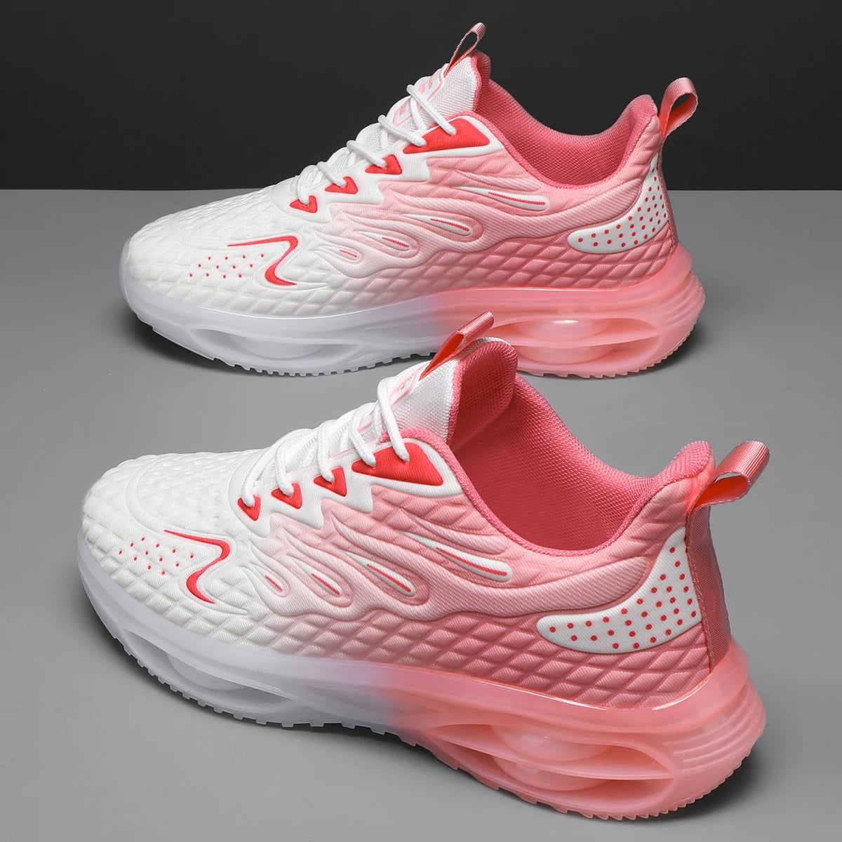 Men's and Women's Mesh Casual Shoes Lightweight Breathable Lace Up