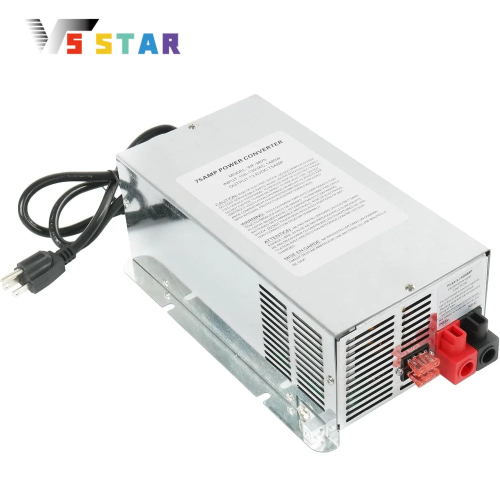 75 Amp RV Camper Power Converter Charger Wf9875 Compatible